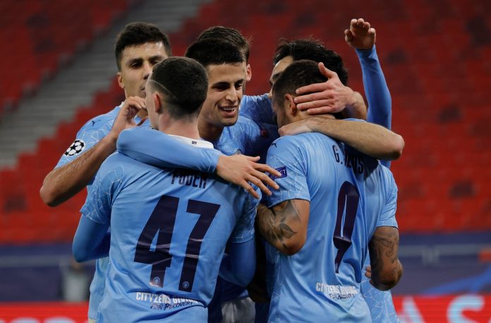 El partido de ida de los octavos se disputó en el Puskas Arena de Budapest debido a las restricciones de entrada a territorio alemán desde el Reino Unido por la pandemia del COVID-19.