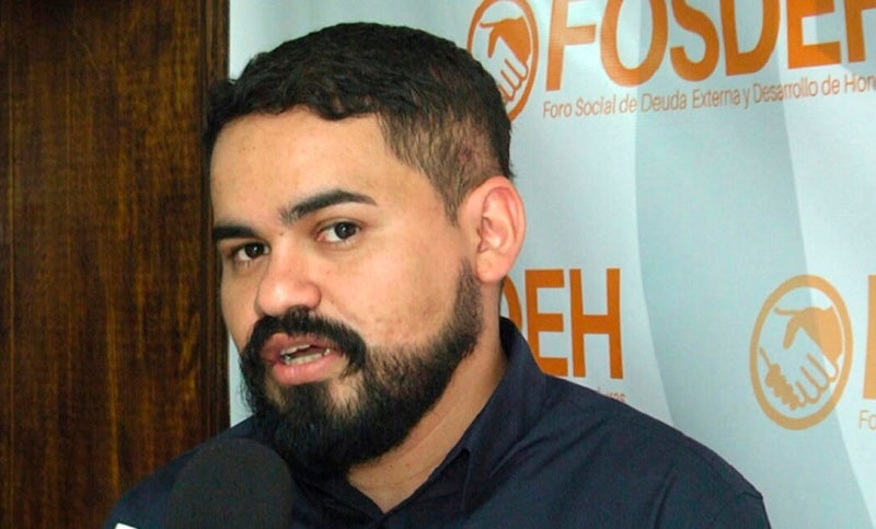 Ismael Zepeda, economista del FOSDEH.