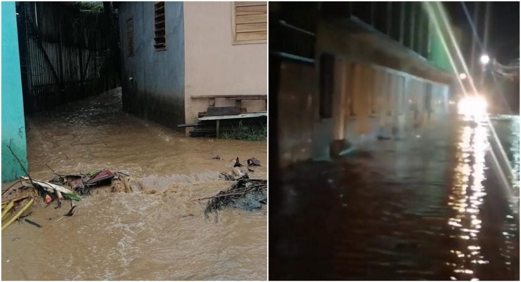 Inundaciones en Roatán