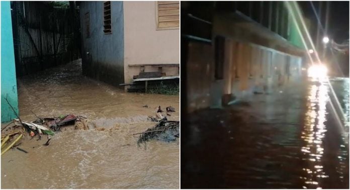 Inundaciones en Roatán Inundaciones en Roatán