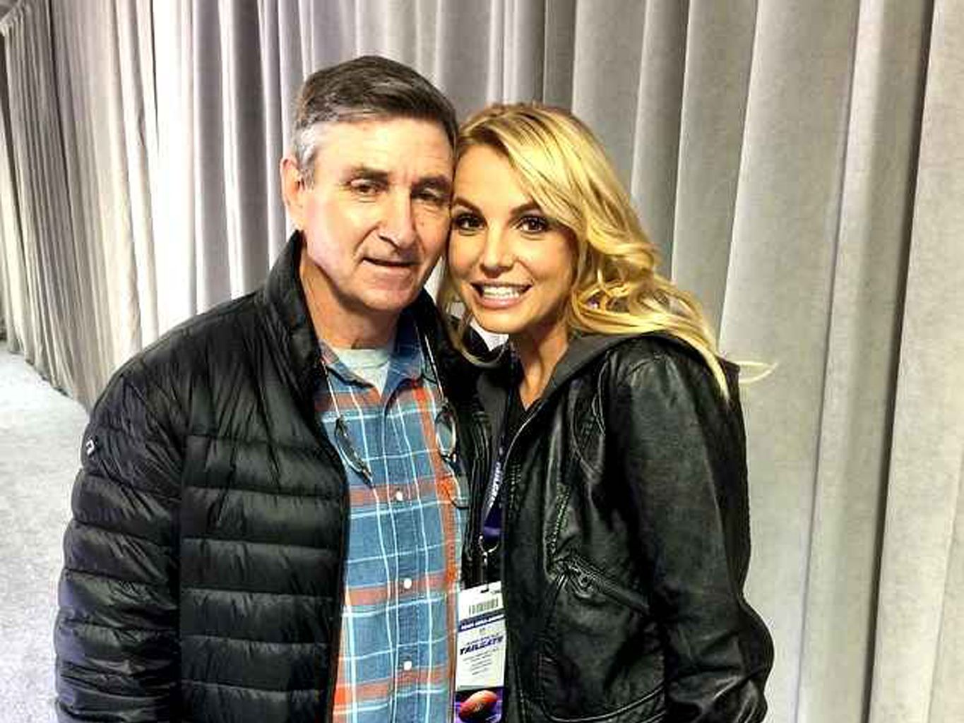 Britney Spears y su padre.