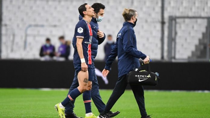El entrenador del club parisino, Mauricio Pochettino, confirmó la ausencia de Di María en la rueda de prensa previa al encuentro de este miércoles en Coupe de France de football contra el Caen.