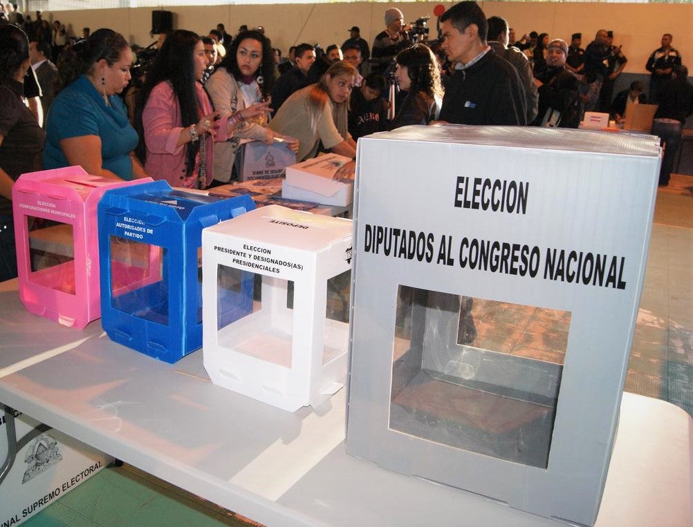 Tinta indeleble elecciones Honduras 