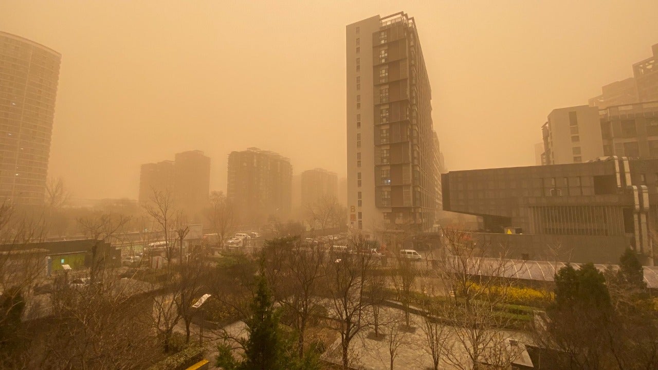 Pekín tormenta de arena