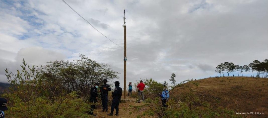 Pandilla 18 antenas de comunicación cárcel de Támara