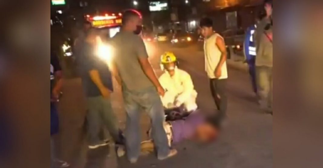 motociclistas atropellan hombre en Siguatepeque