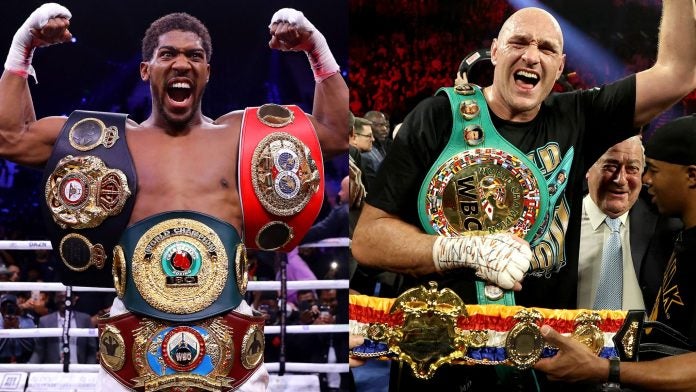 Anthony Joshua y Tyson Furi Anthony Joshua y Tyson Furi