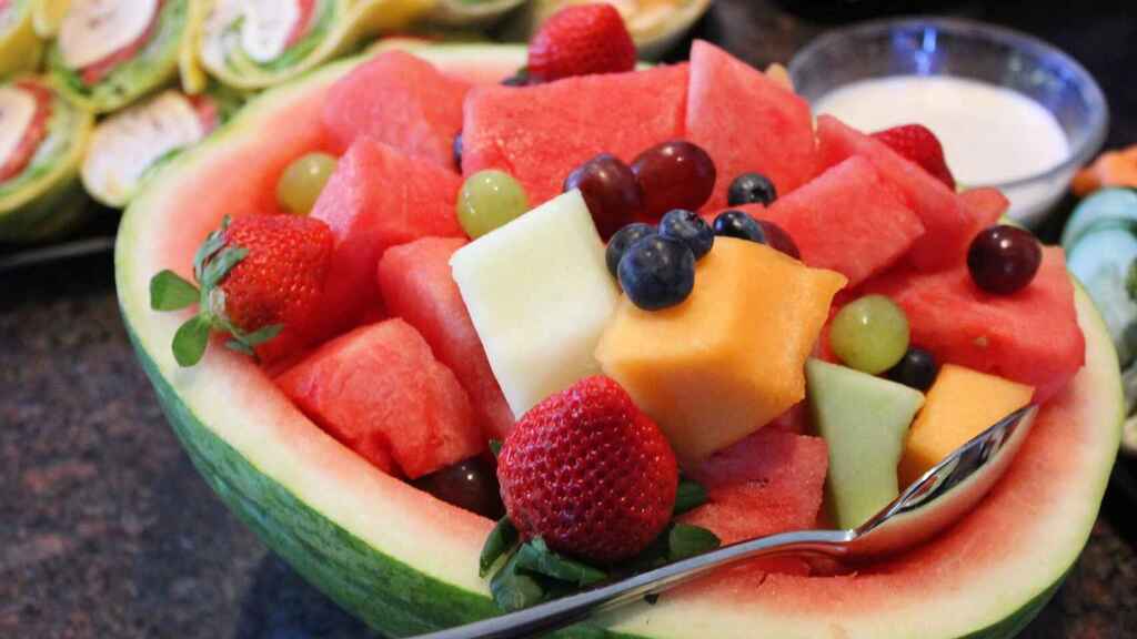 Frutas de temporada de verano