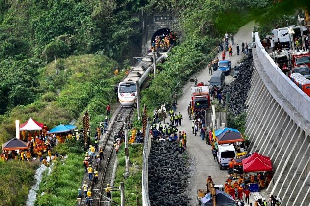 accidente de tren en taiwán