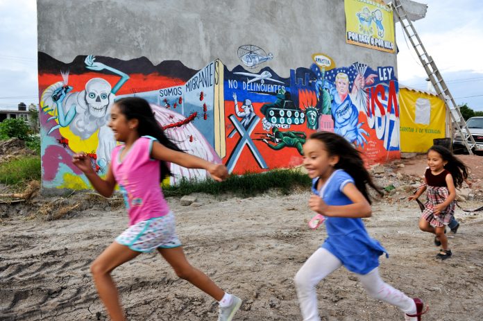Niños migrantes en México Niños migrantes en México