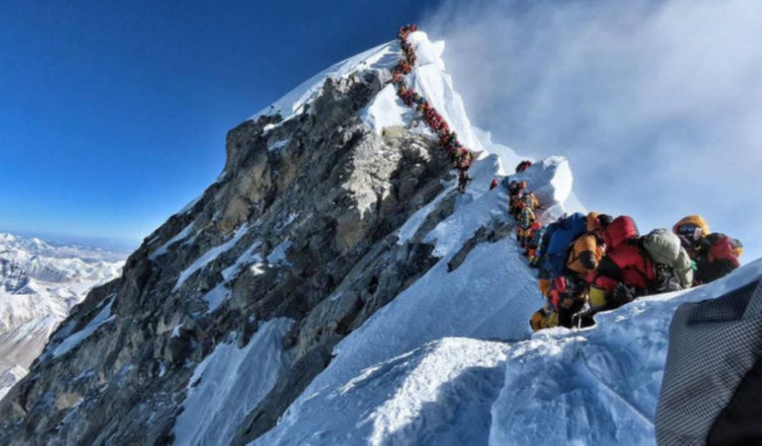 COVID Monte Everest