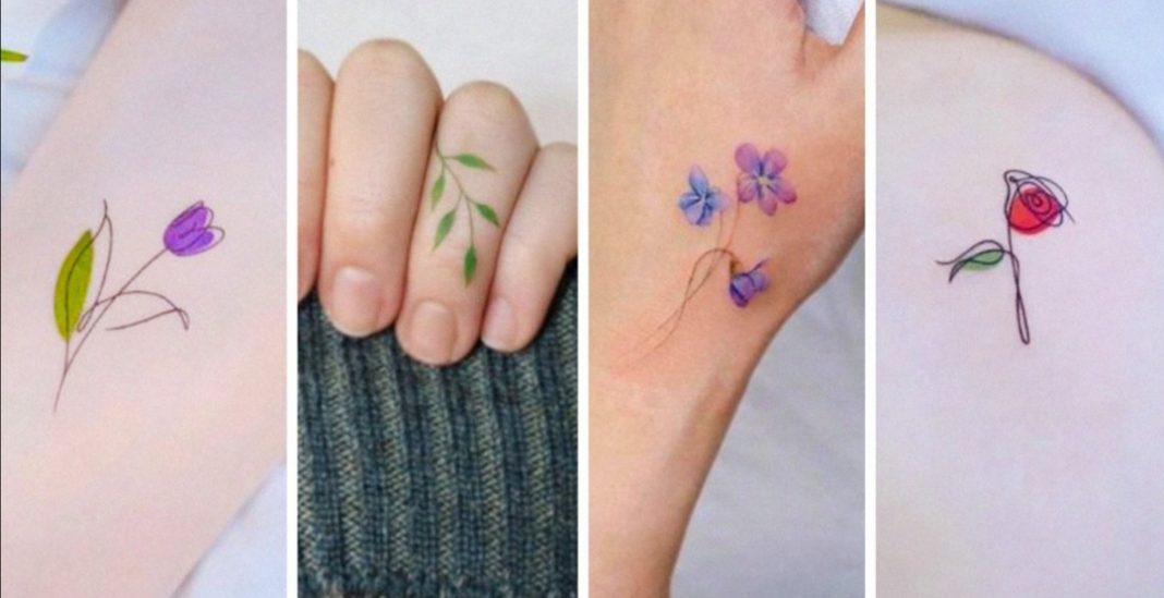ideas tatuajes florales
