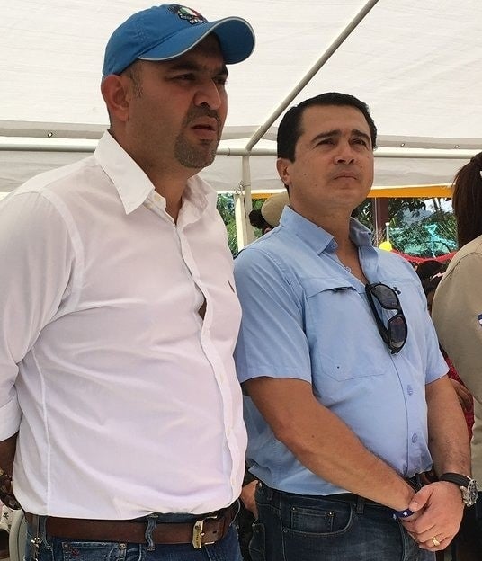 Mario Cálix y Juan Antonio "Tony" Hernández.