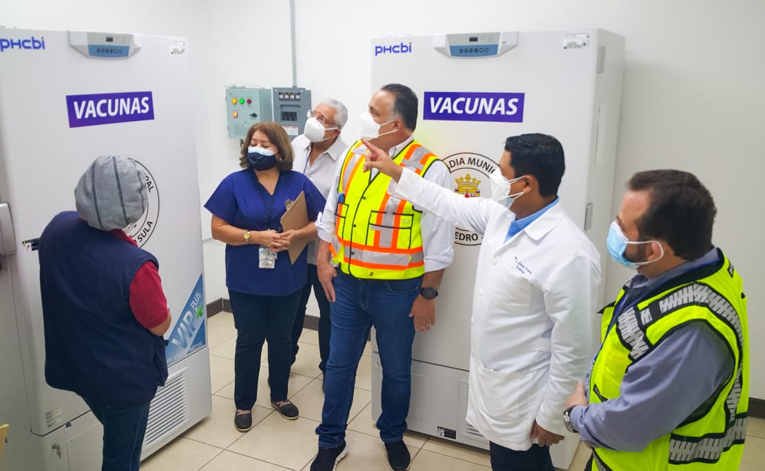 municipalidad SPS adquiere dos freezer para vacunas