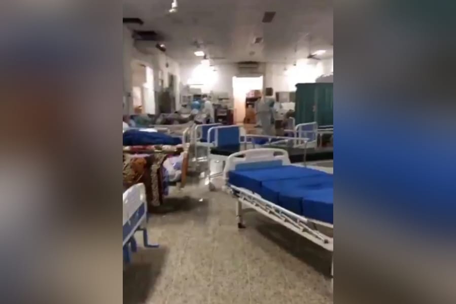 inundado hospital del sur