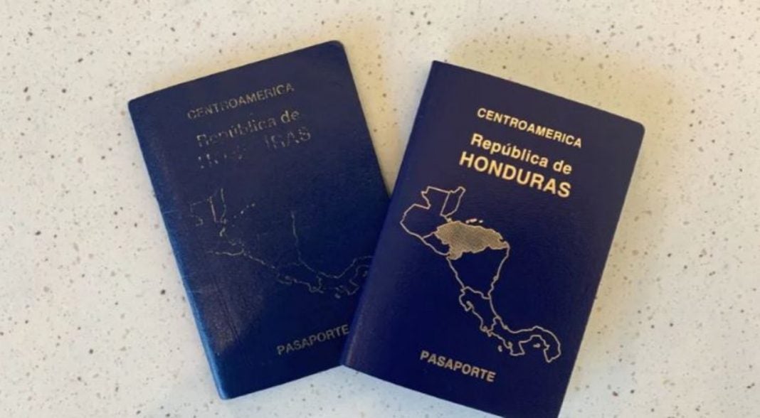 Hondureños reclamar pasaporte España