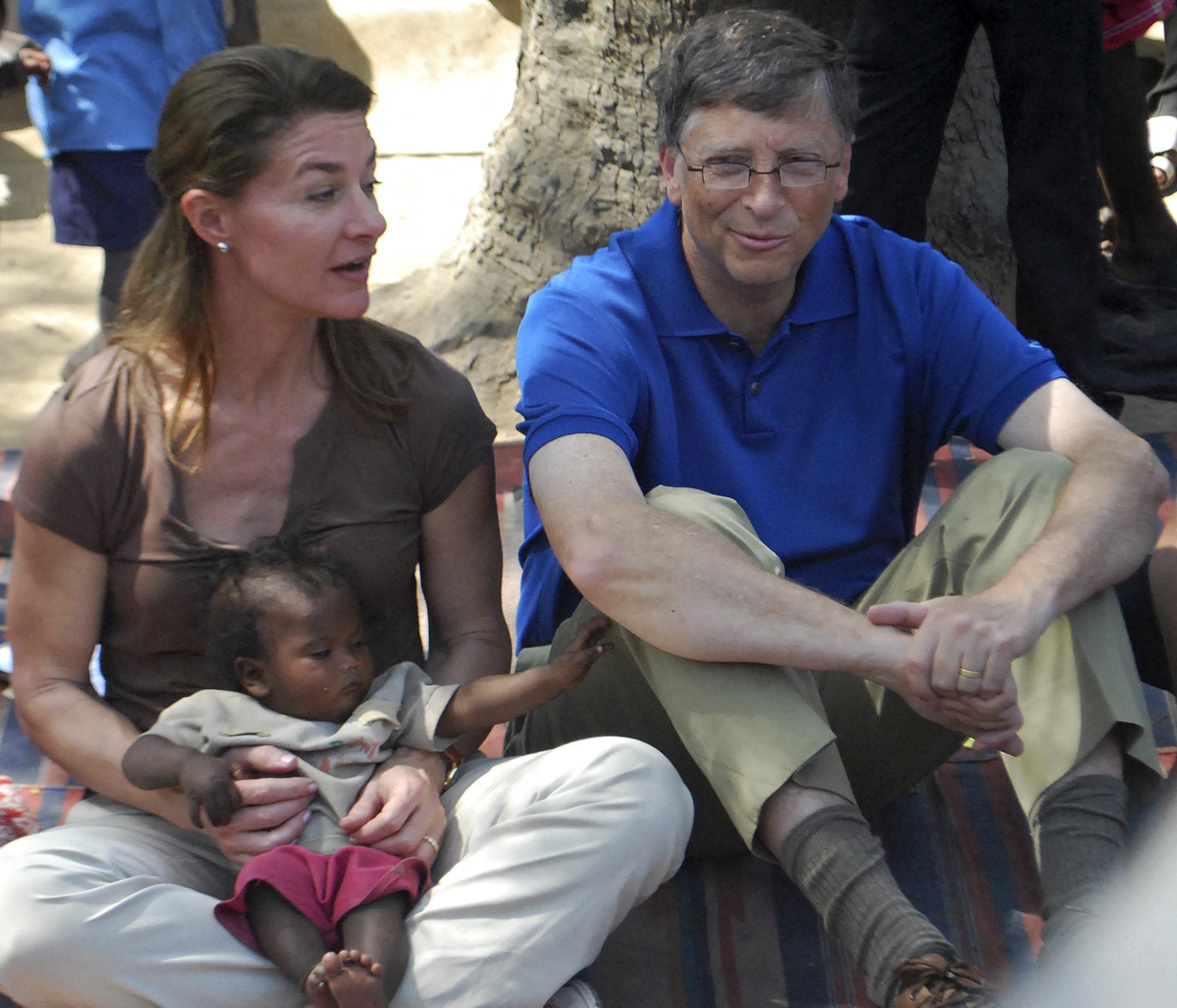Melinda y Bill Gates ( AFP)