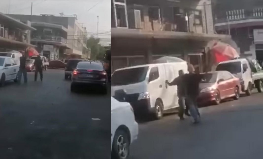 hombres pelean a machetazos en La Ceiba