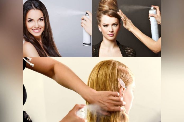 pelo ¿Cómo afecta fijador en spray?