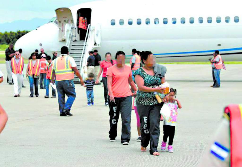 1343 niños migrantes Honduras