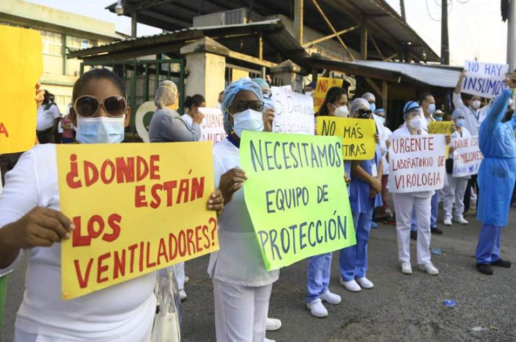 Honduras médicos protesta vacunas