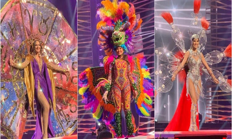 Miss Universo 2021: así lució la hondureña Cecilia Rossell en su desfile de traje típico