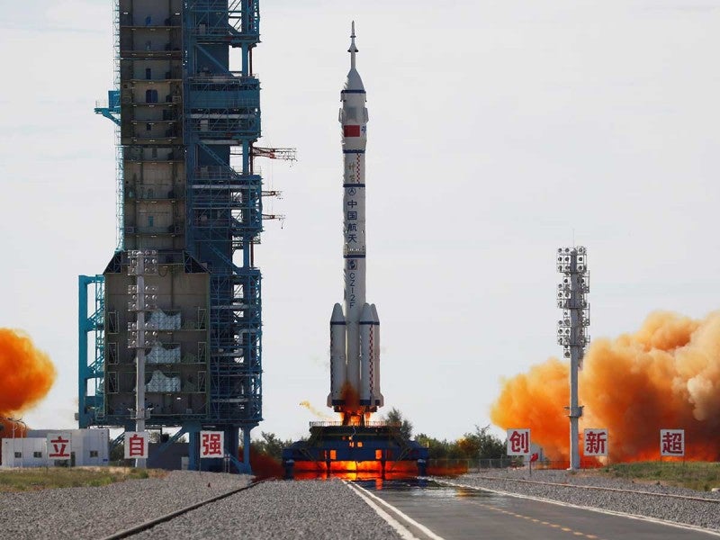 China lanza cohete espacial.