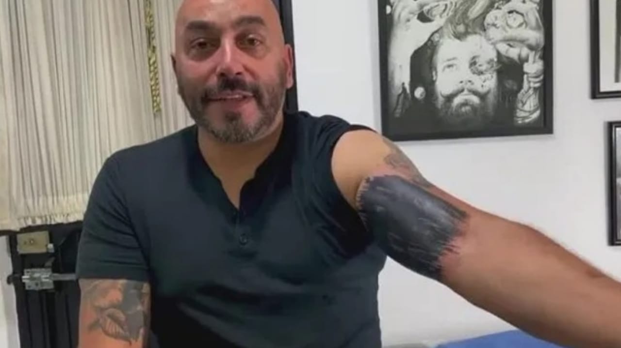 Lupillo Rivera tatuaje Belinda
