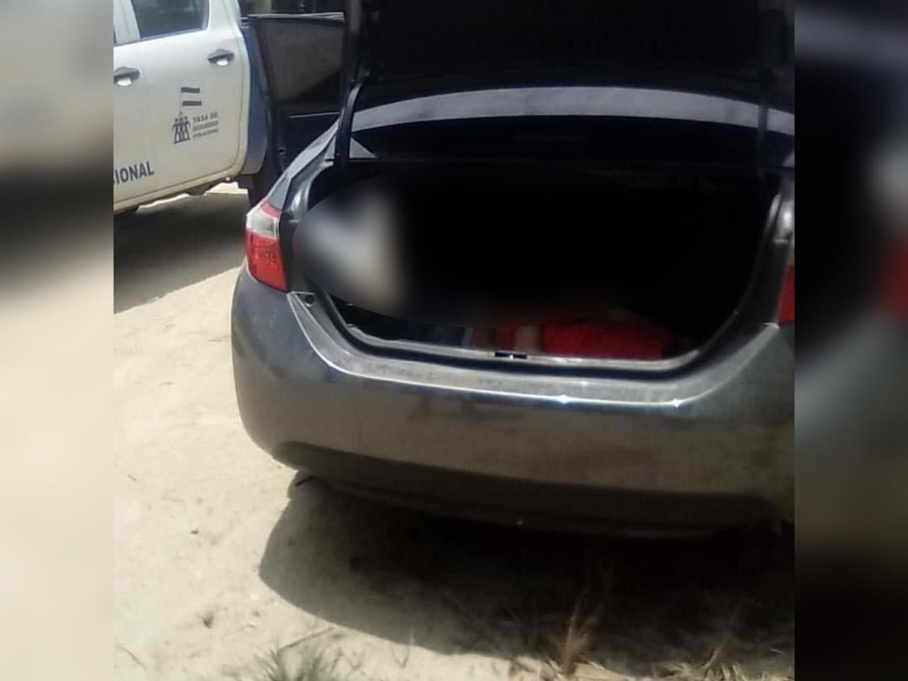 Encuentran cadáver en baúl de carro en Jutiapa