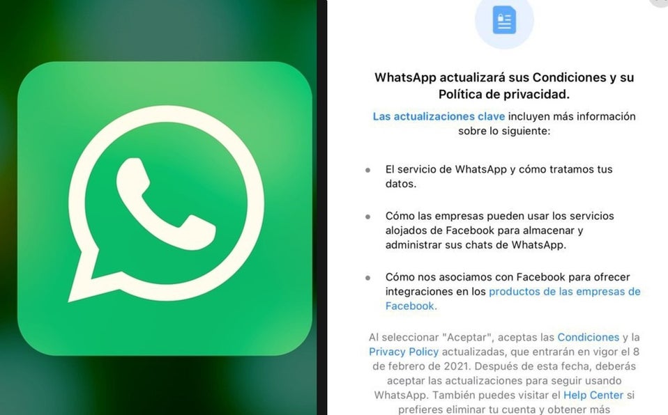 whatsapp nueva política de privacidad