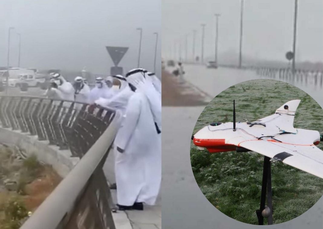 emiratos árabes lluvia artificial