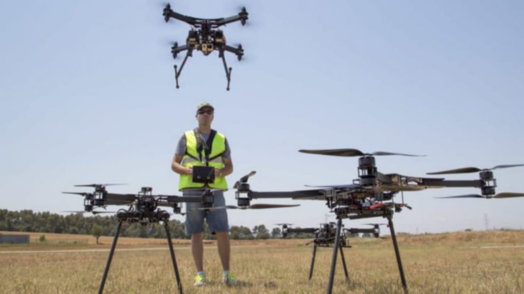drones caza humanos