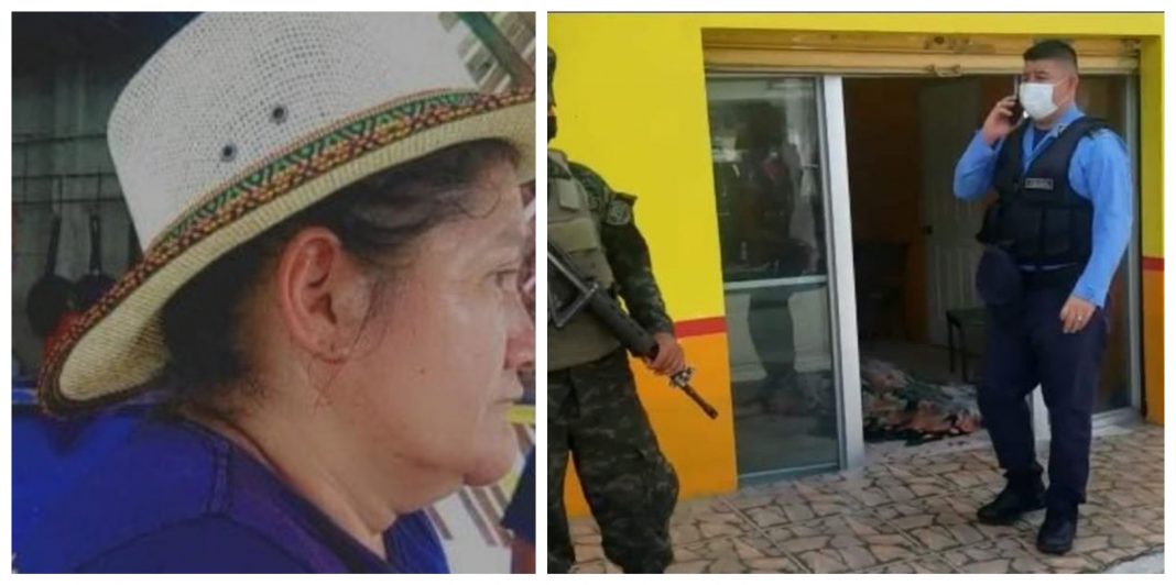 Mujer apuñalada en Copán