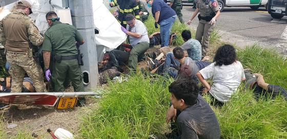 Relato hondureño accidente Texas