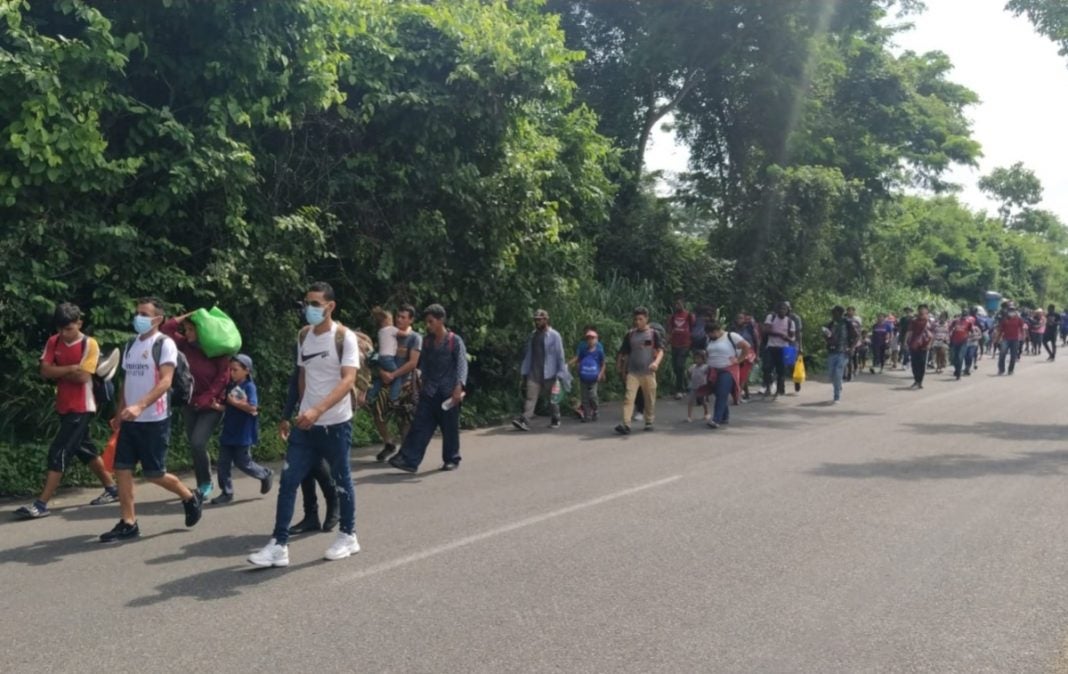 Caravana migrantes Tapachula
