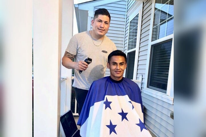 Hondureño barbero de futbolistas en eeuu