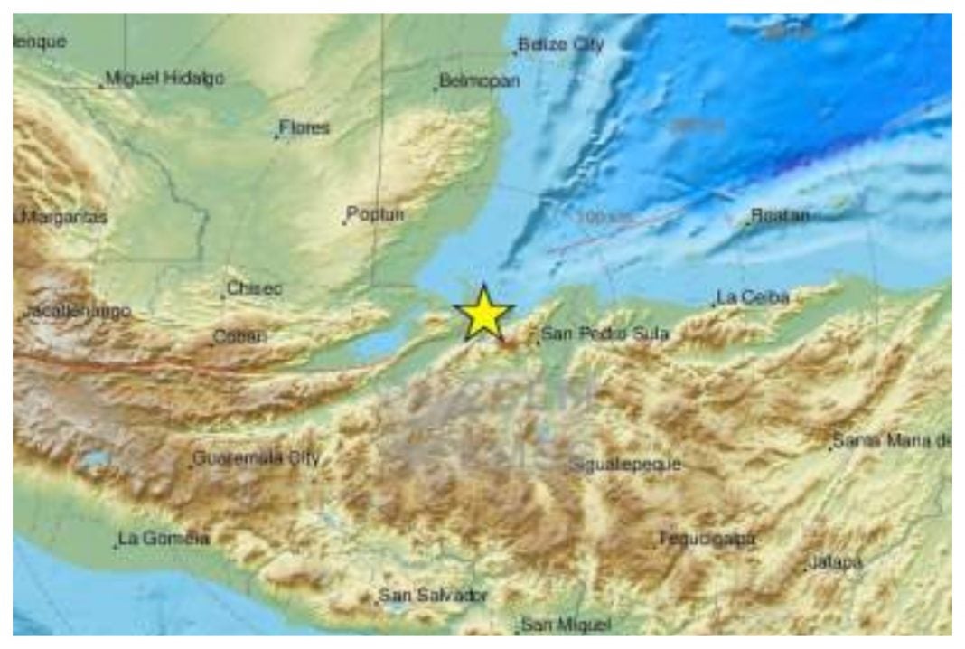 réplica de sismo en Honduras