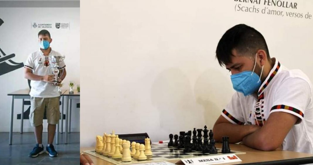 Hondureño campeón ajedrez España