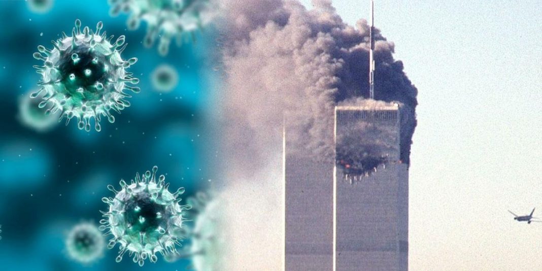 Veinte años después, la pandemia impulsa teorías de conspiración sobre el 11 de septiembre.