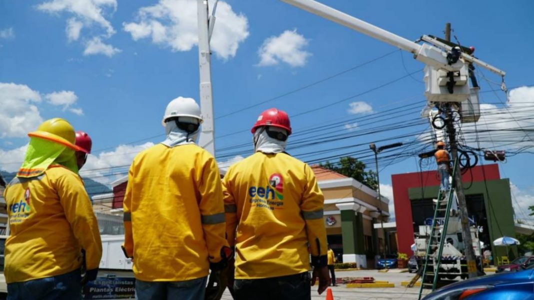 cortes de energía Honduras jueves