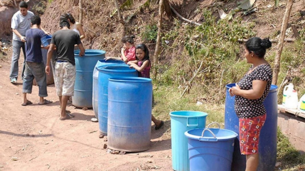 Tegucigalpa falta agua potable