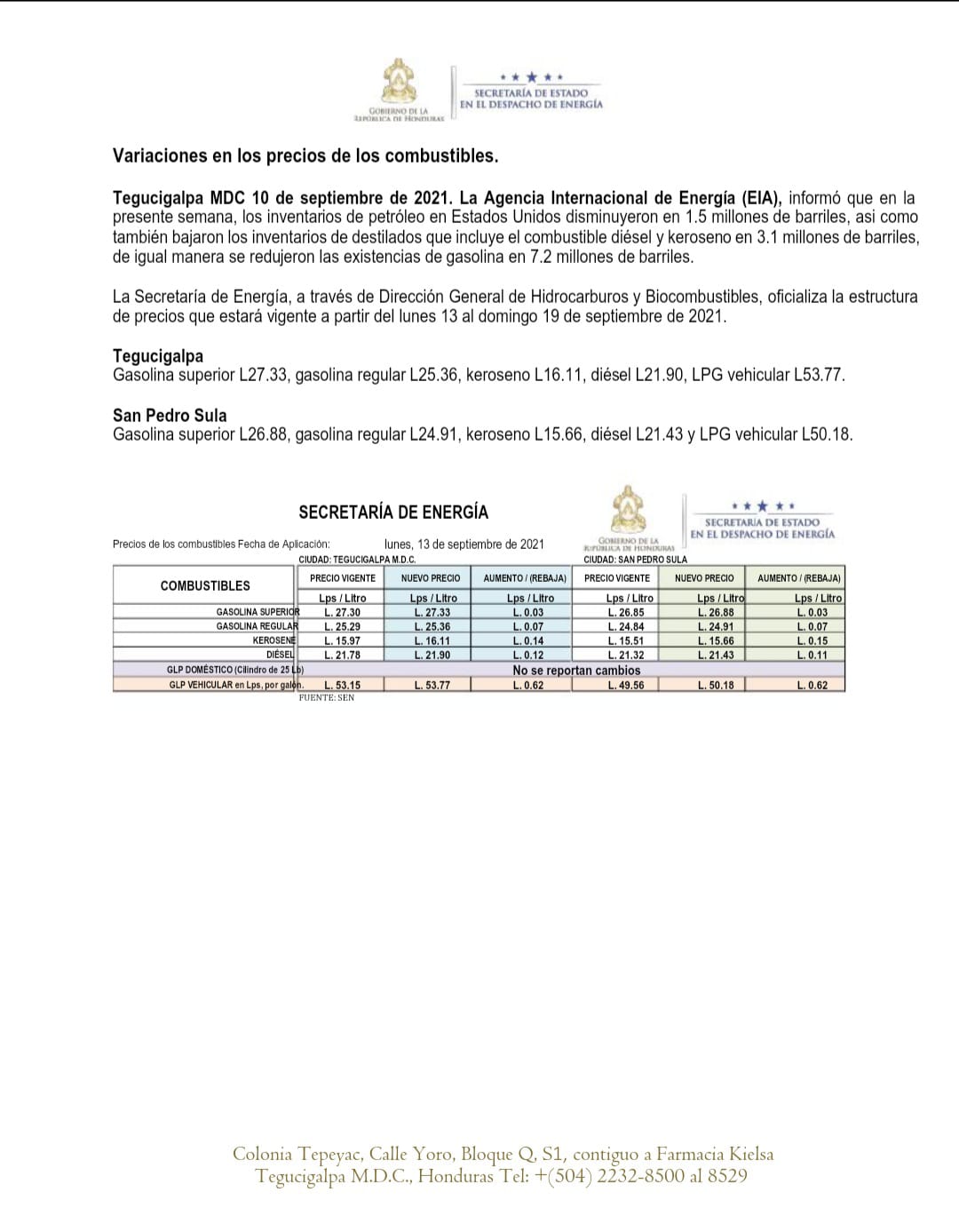 WhatsApp Image 2021-09-11 at 1.02.20 PM - Tiempo.hn | Noticias de última  hora y sucesos de Honduras. Deportes, Ciencia y Entretenimiento en general.