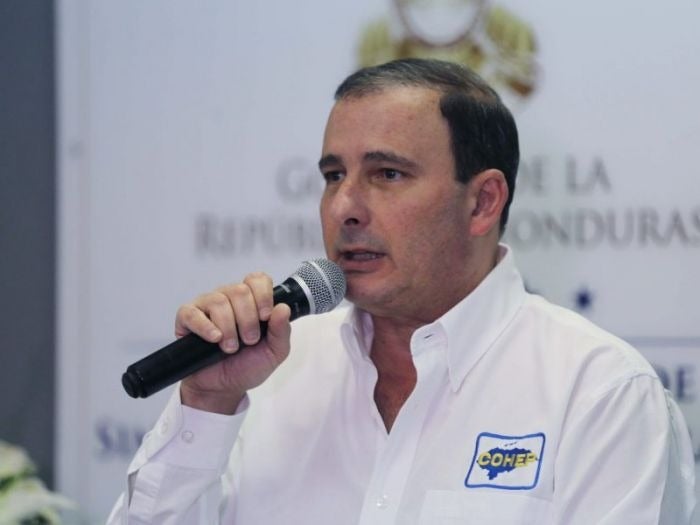 El presidente del Consejo Hondureño de la Empresa Privada (Cohep), Juan Carlos Sikaffy.