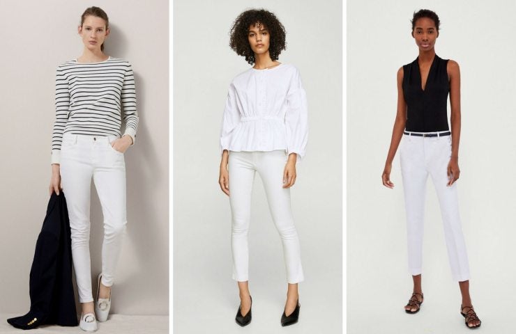 10 reglas que debes seguir antes de usar pantalones blancos - Mujer de 10:  Guía real para la mujer actual. Entérate ya.