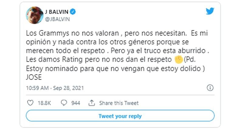 Balvin Residente críticas