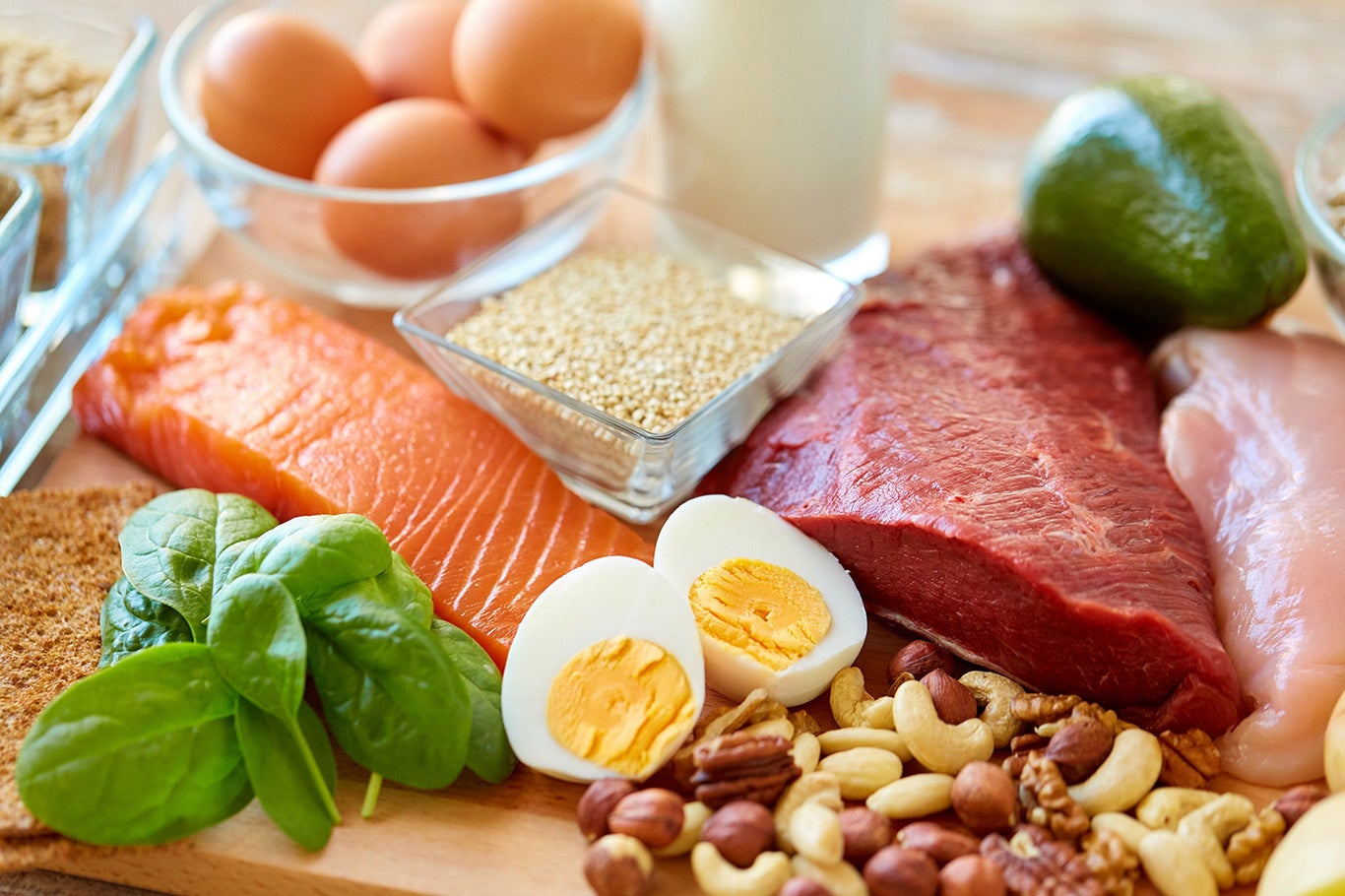 Los alimentos con proteína son una fuente fuente para fortalecer tu piel.