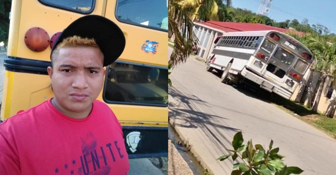 matan a conductor de bus en La Ceiba