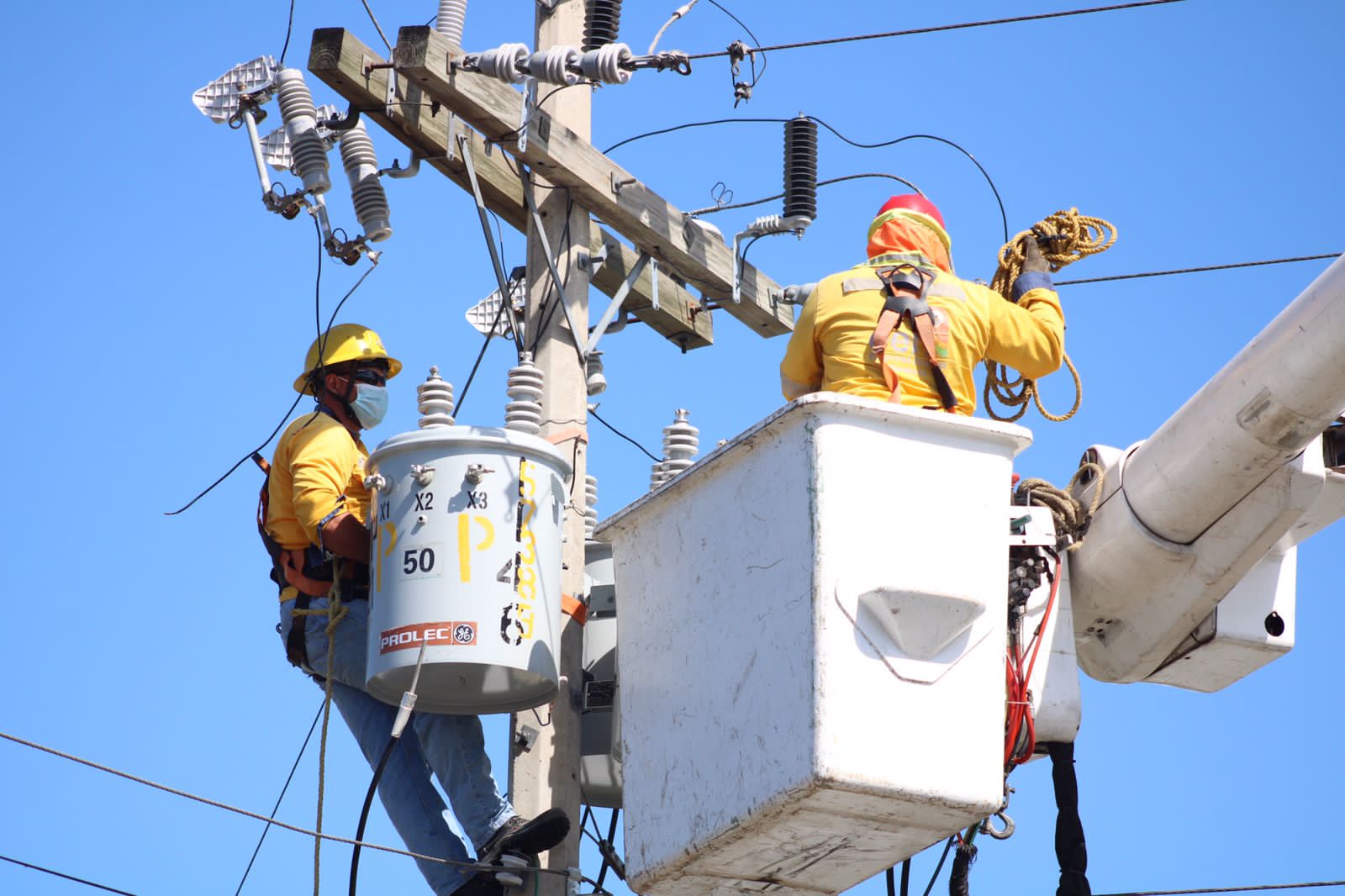 Las empresas energéticas, notificaron cortes de energía eléctrica para este 27 de abril.