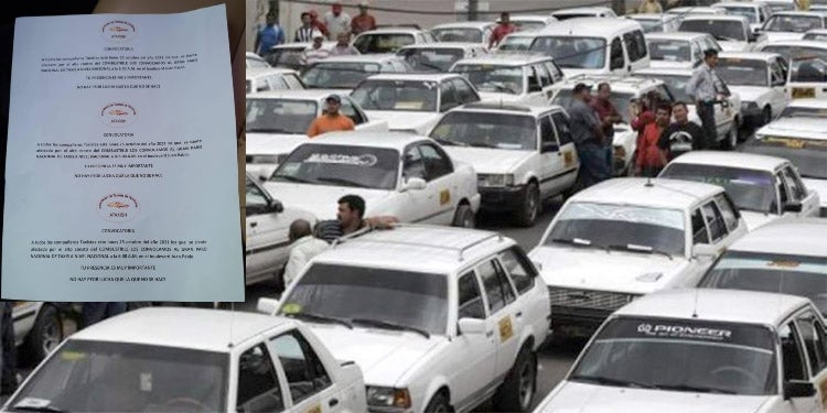 paro de taxistas en Honduras este lunes
