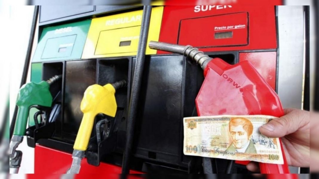 estable precios de combustibles